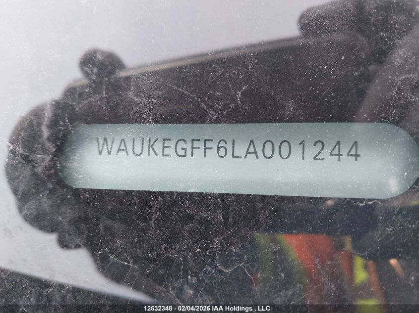 2020AUDIA3|WAUKEGFF6LA001244