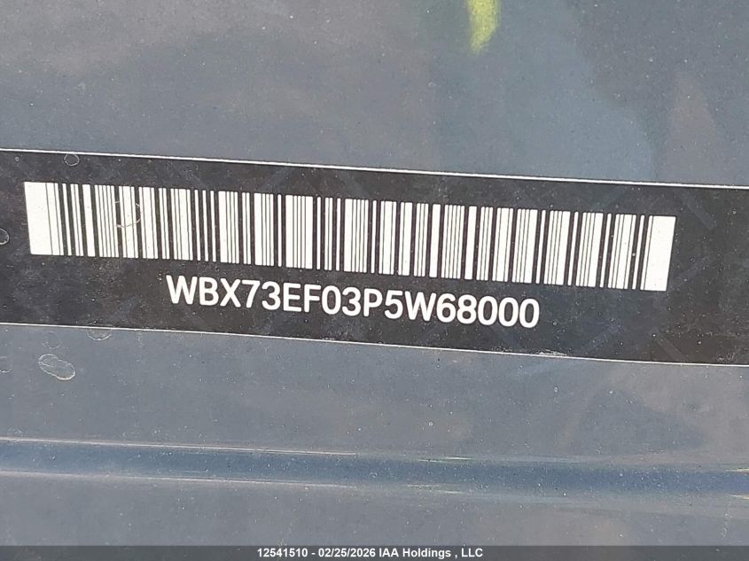 2023BMWX1|WBX73EF03P5W68000