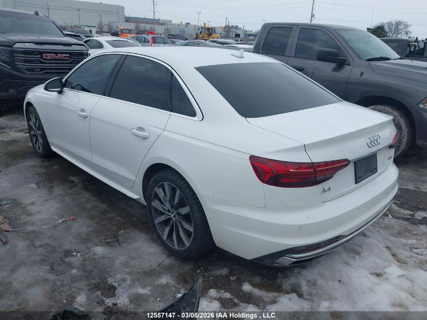 2020AUDIA4|WAUANAF44LA051566