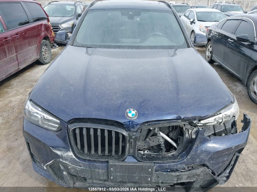 2023BMWX3|5UX53DP06P9S18989