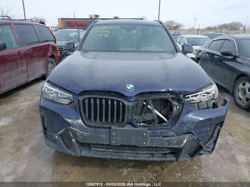 2023BMWX3|5UX53DP06P9S18989