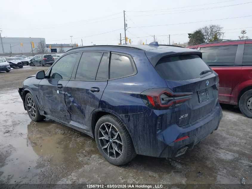 2023BMWX3|5UX53DP06P9S18989
