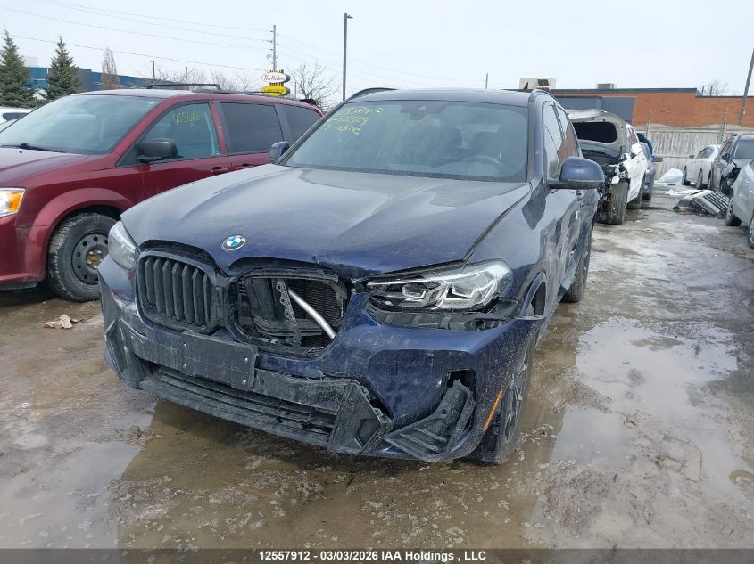 2023BMWX3|5UX53DP06P9S18989