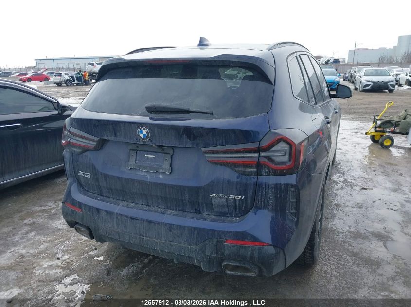 2023BMWX3|5UX53DP06P9S18989