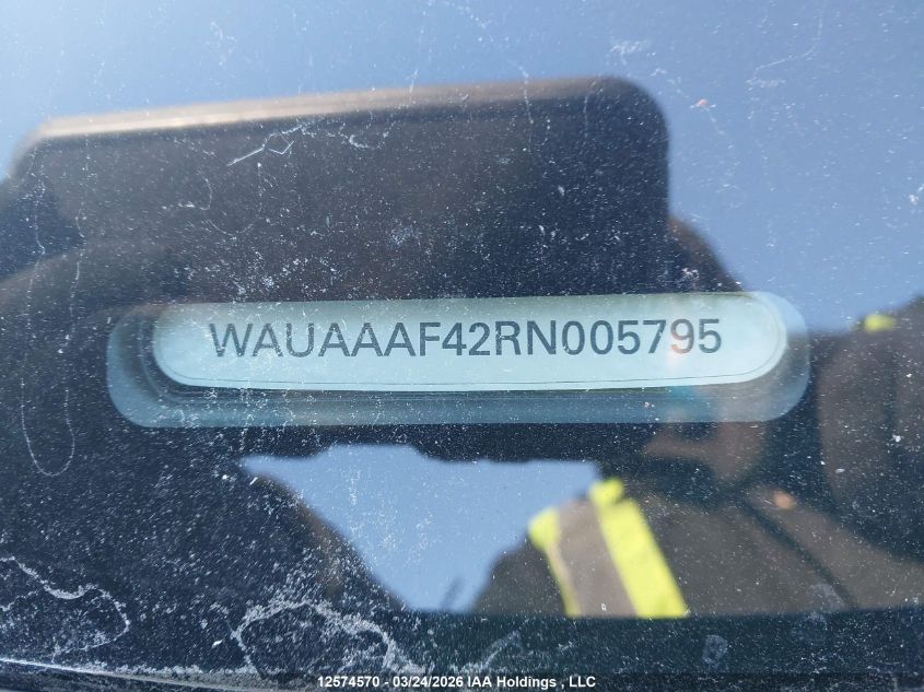 2024AUDIA4|WAUAAAF42RN005795