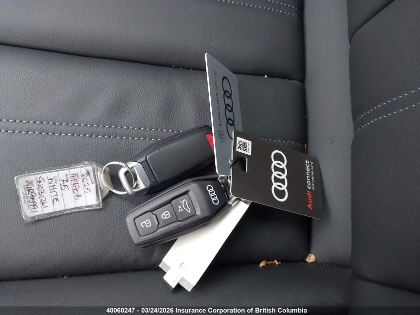 2025AUDIA5|WAU1BCFU9SN031261