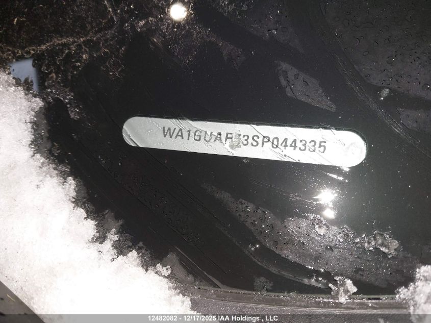 2025 AUDI Q4 | WA1GUAFZ3SP044335