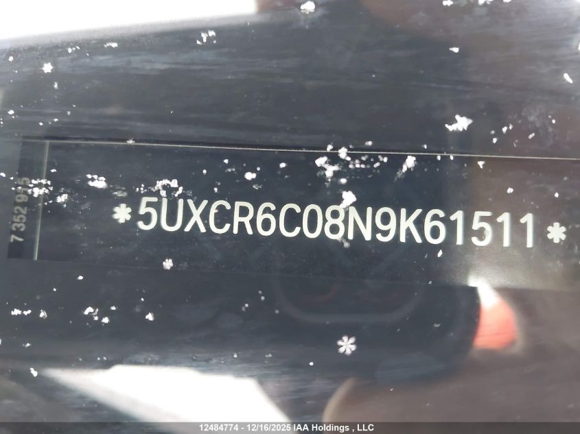 2022 BMW X5 | 5UXCR6C08N9K61511