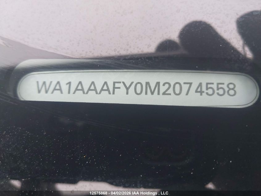 2021 AUDI Q5 | WA1AAAFY0M2074558