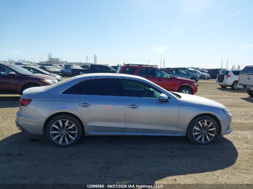 2020 AUDI A4 | WAUANAF42LN010944