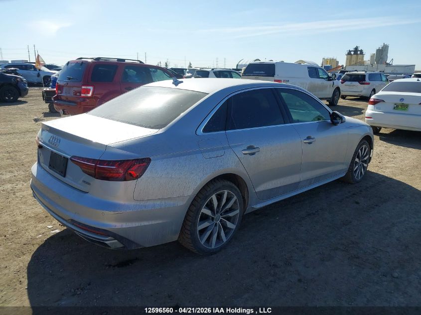 2020 AUDI A4 | WAUANAF42LN010944