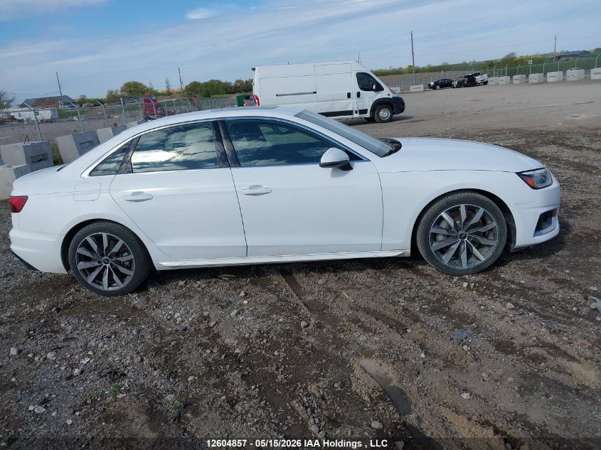 2024 AUDI A4 | WAUAAAF46RN006089