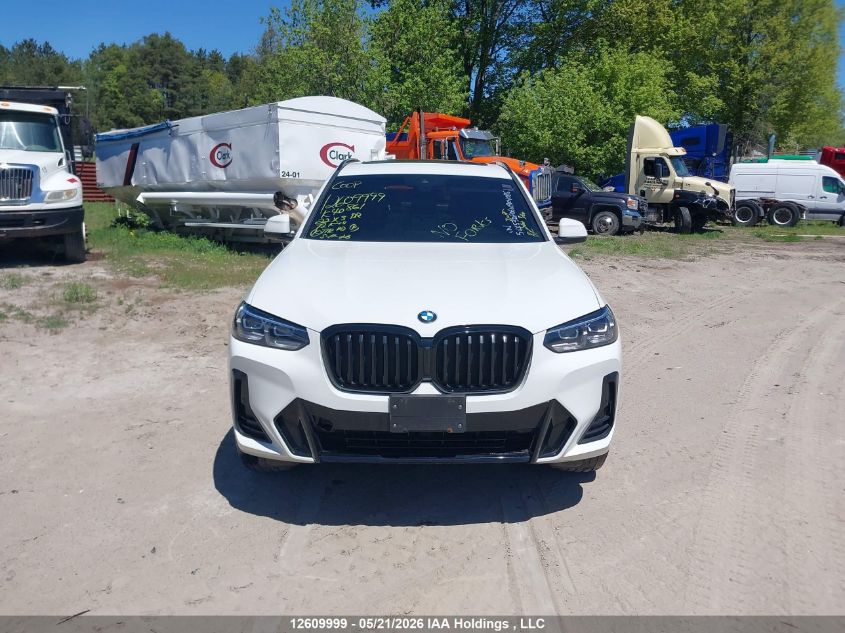 2022 BMW X3 | 5UX53DP06N9K40861