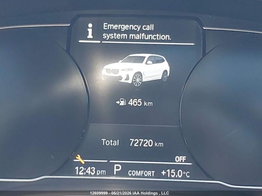 2022 BMW X3 | 5UX53DP06N9K40861