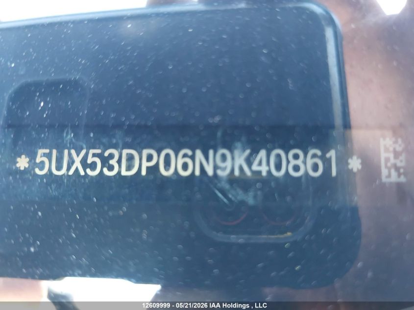 2022 BMW X3 | 5UX53DP06N9K40861