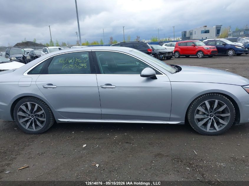 2024 AUDI A4 | WAUAAAF49RN005678