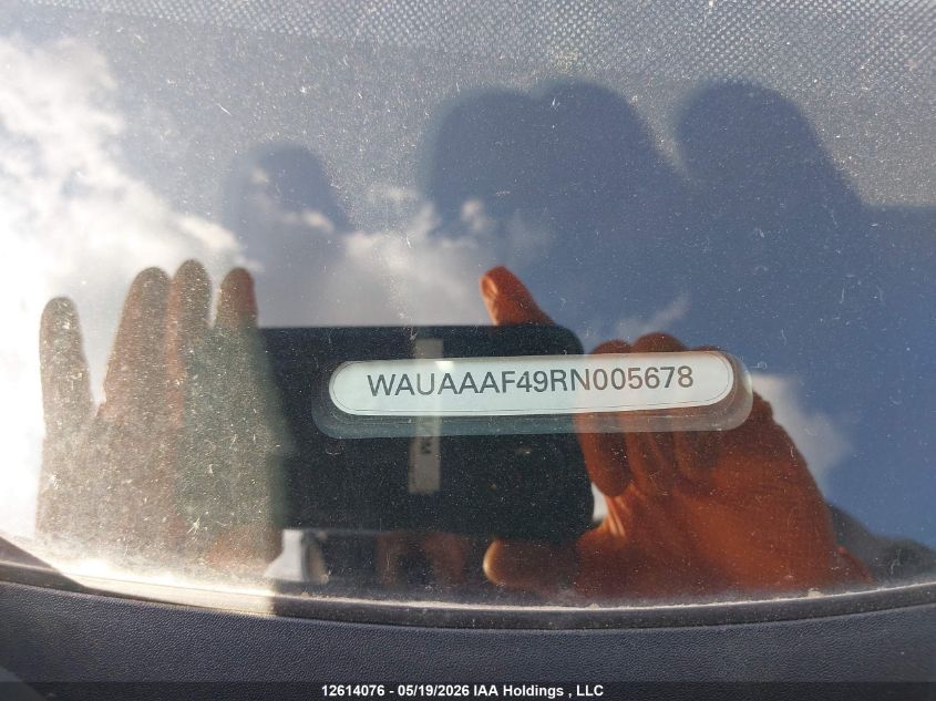 2024 AUDI A4 | WAUAAAF49RN005678