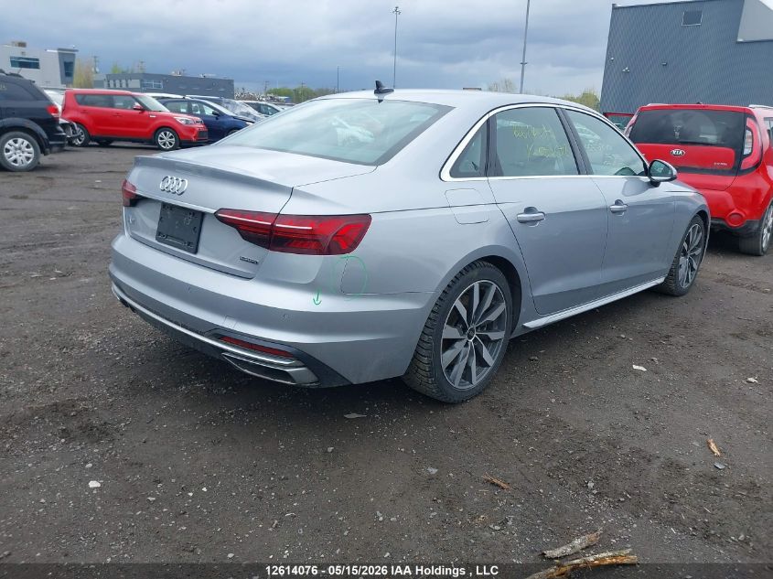 2024 AUDI A4 | WAUAAAF49RN005678