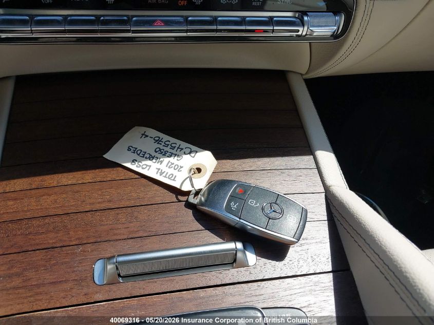2021 MERCEDES-BENZ GLE | 4JGFB4KB4MA358689