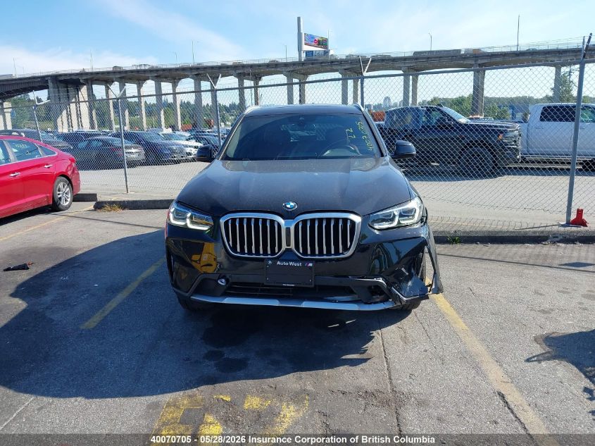 2022 BMW X3 | 5UX53DP04N9M32277