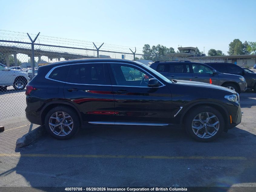 2022 BMW X3 | 5UX53DP04N9M32277