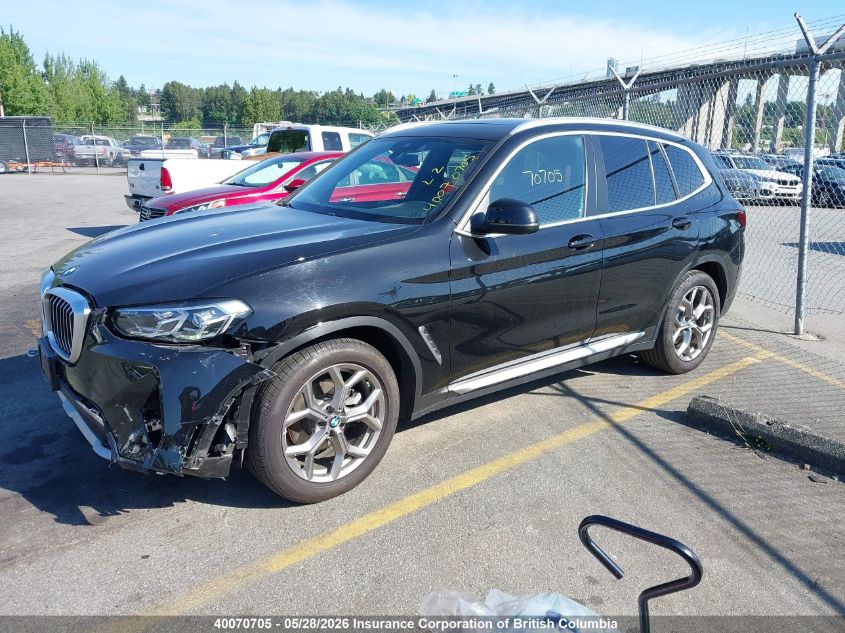 2022 BMW X3 | 5UX53DP04N9M32277