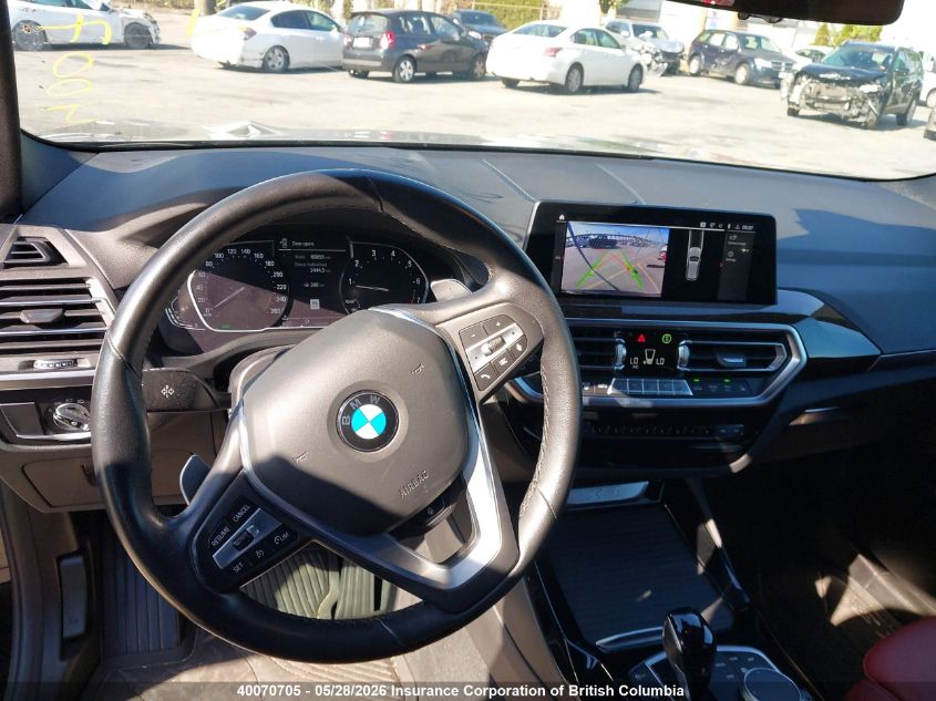 2022 BMW X3 | 5UX53DP04N9M32277