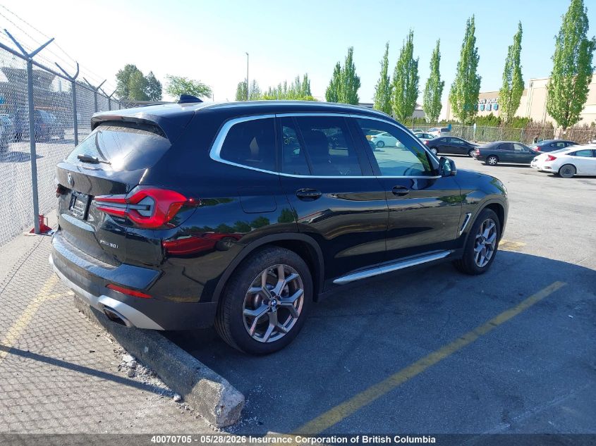 2022 BMW X3 | 5UX53DP04N9M32277