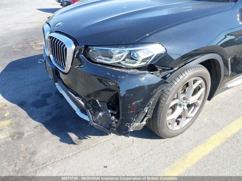 2022 BMW X3 | 5UX53DP04N9M32277